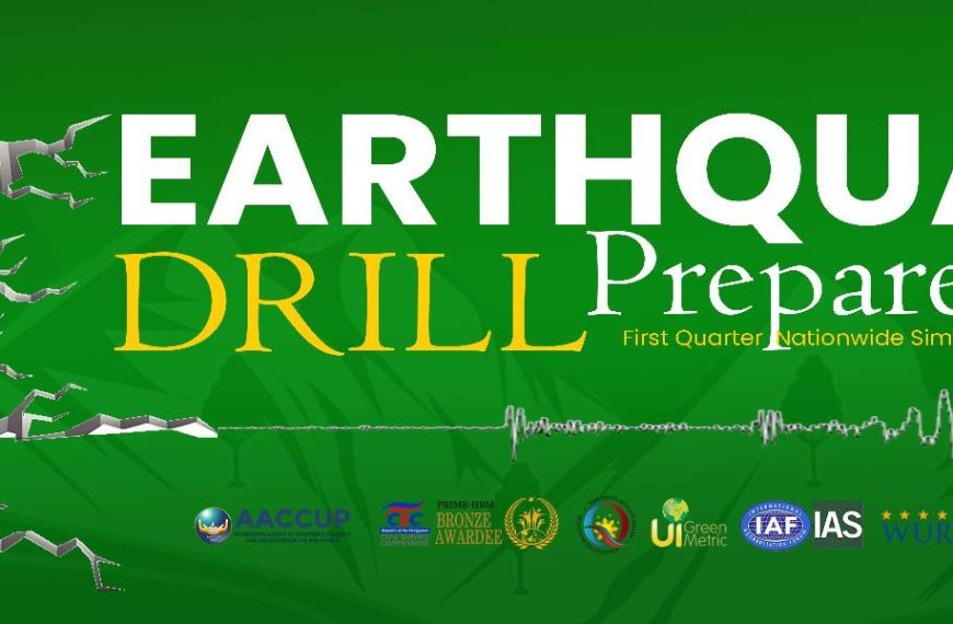 Preparing for Nationwide Earthquake Drill