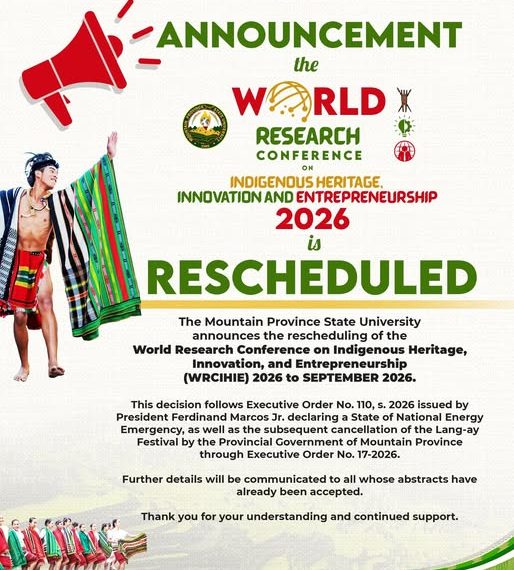 Rescheduled: World Research Conference on Indigenous Heritage