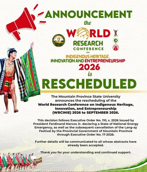 Rescheduled: World Research Conference on Indigenous Heritage