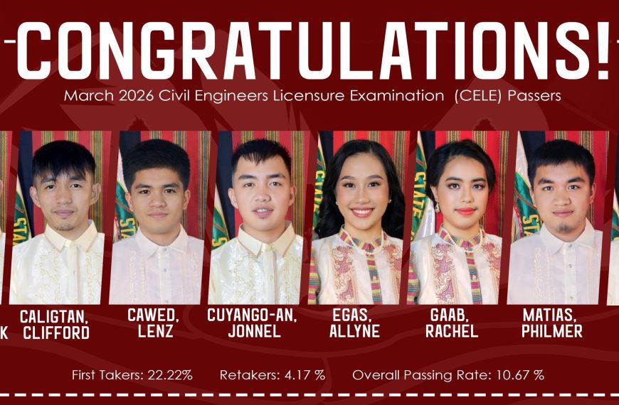 MPSU Alumni Among March 2026 Civil Engineering Board Passers