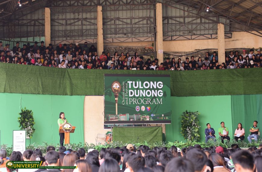 TES and TDP Orientation and Payout Held at MPSU-Bontoc