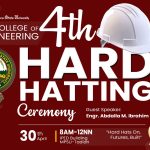 College of Engineering holds 4th Hard Hatting Ceremony; Guest Speaker reminds students of purpose and commitment