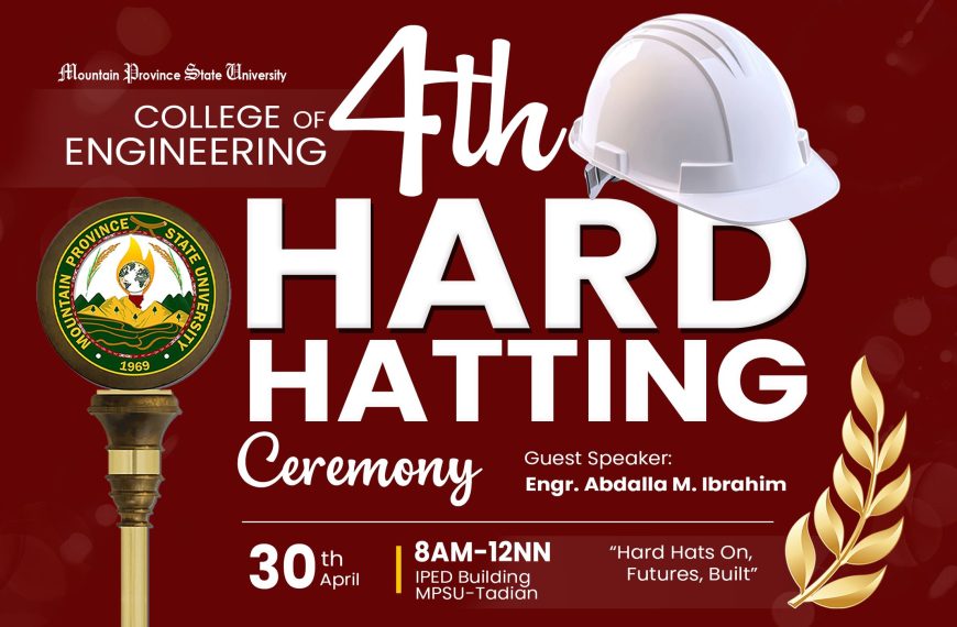 College of Engineering holds 4th Hard Hatting Ceremony; Guest Speaker reminds students of purpose and commitment