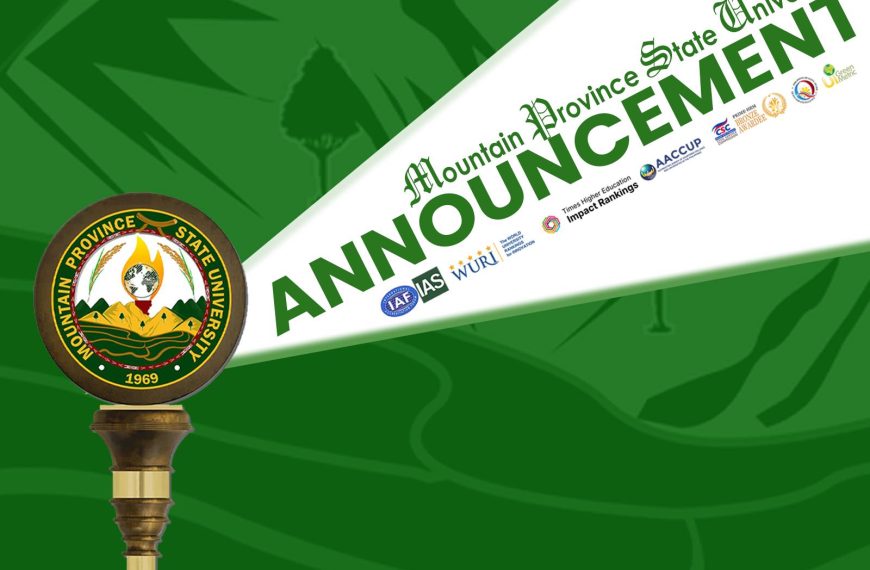 Announcement: Fresh Vegetable Distribution at MPSU-Bontoc