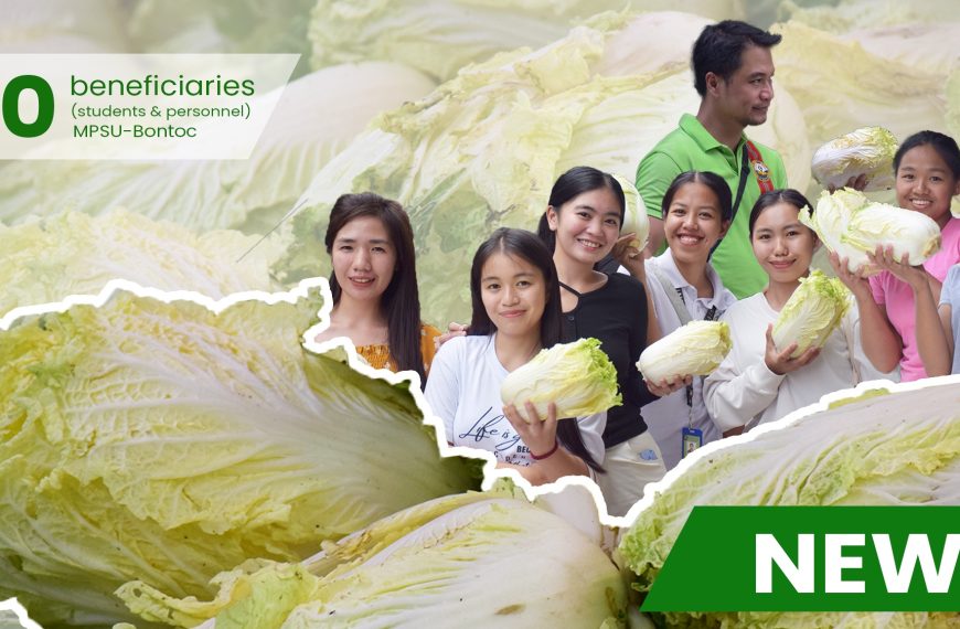 Thank You: PLGU and Farmers Support MPSU Community