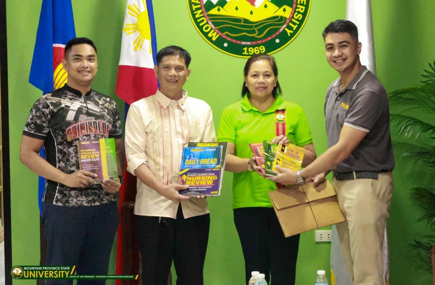 CBRC Baguio donates review books to MPSU
