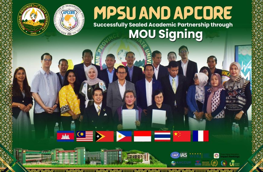 MPSU, APCORE seal academic partnership through MOU signing