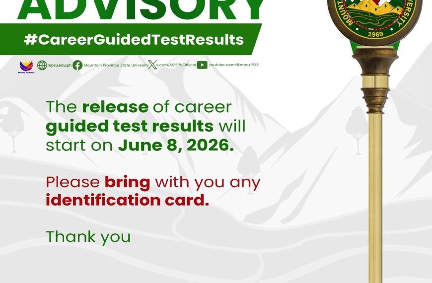 ADVISORY || For your information and guidance.