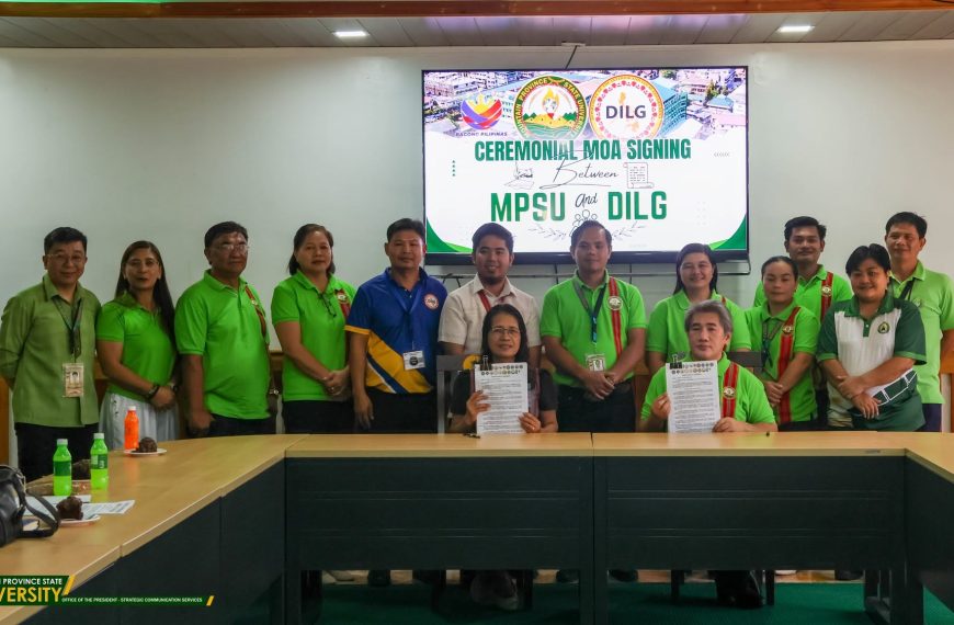 MOA sealed for Local Infrastructure Learning Hub