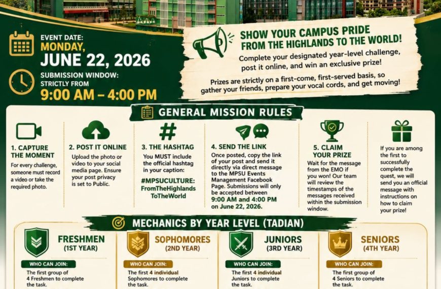 MPSU Spirit Quest: Tadian Campus Edition!