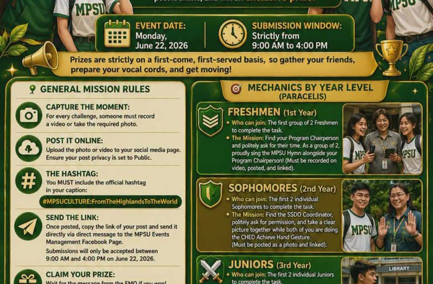 MPSU Spirit Quest: Paracelis Campus Edition!