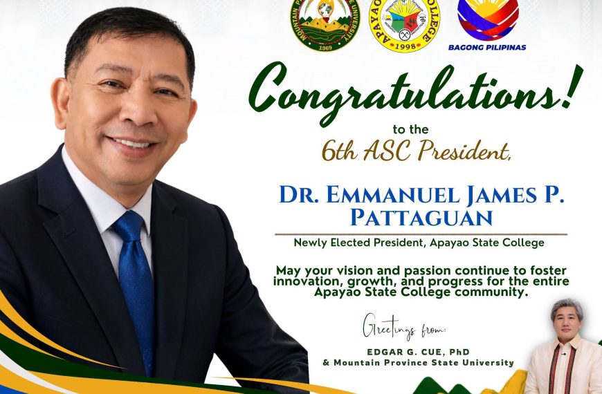 Congratulations: Dr. Pattaguan Elected 6th ASC President