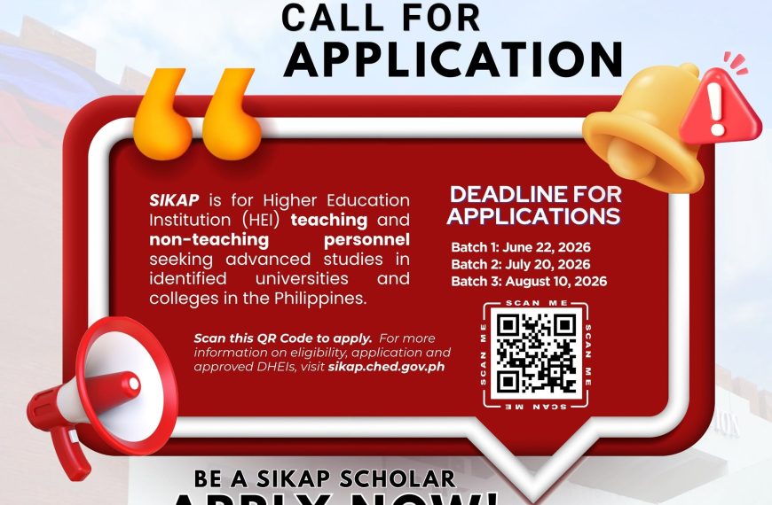 CALL FOR APPLICATIONS FOR SIKAP