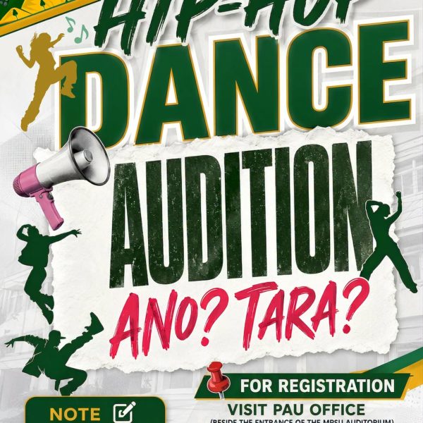 HIP-HOP DANCE AUDITION IS NOW OPEN!
