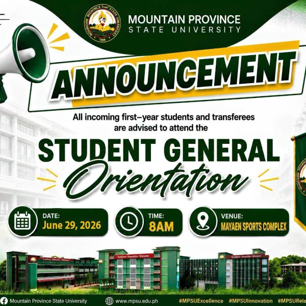 ATTENTION MPSU-BONTOC || Incoming First-Year Students and Transferees