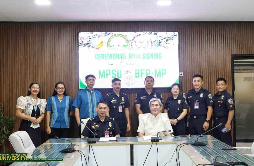 MPSU and BFP-MP seal partnership through MOA signing