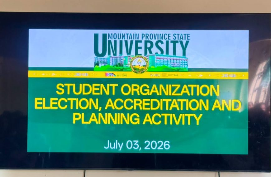 Student Organization Election, and Planning Activity Successfully Conducted.