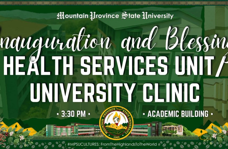 UMALI KAYO || July 2, 2026 || Inauguration and Blessing of the Health Services Unit – University Clinic