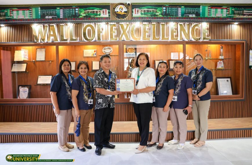 DepEd MP Presents Certificate of Appreciation to MPSU