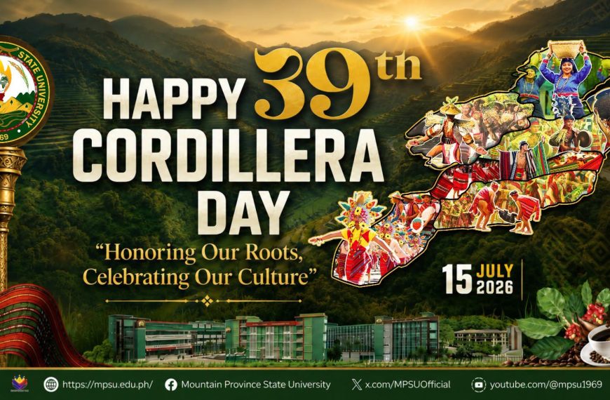 MPSU joins the celebration of the 39th Cordillera Day!