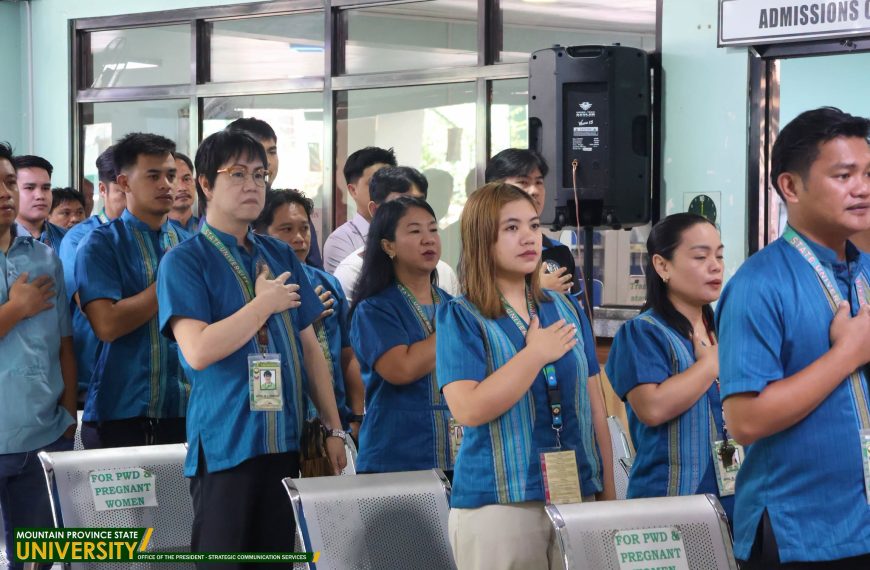 MPSU Honors SSC and Committees in Flag Ceremony