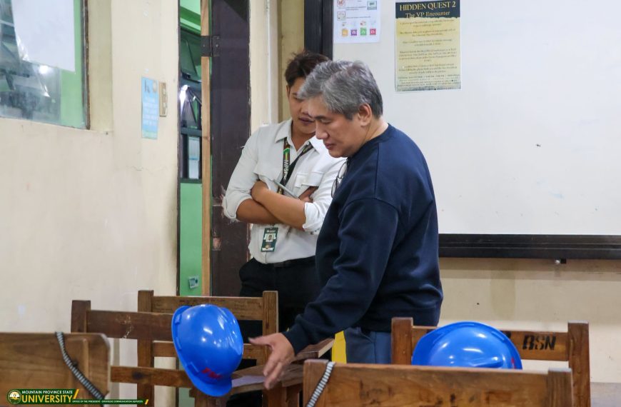 PEGC’s inspection at Acad bldg.