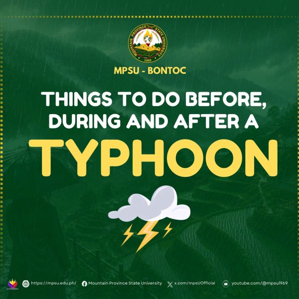 MPSU Weather Advisory: Typhoon Saudel