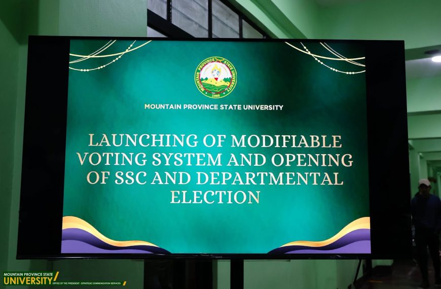 MPSU launches 1st Modifiable Voting System; Prexy Cue inspires student voters