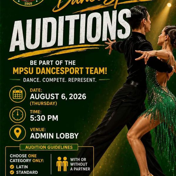 OPEN FOR AUDITION || MPSU DANCESPORT