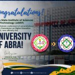 Congratulations, University of Abra!