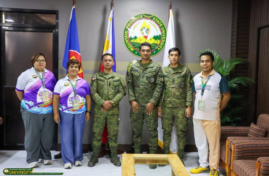 Philippine Army Pays Courtesy Visit to MPSU
