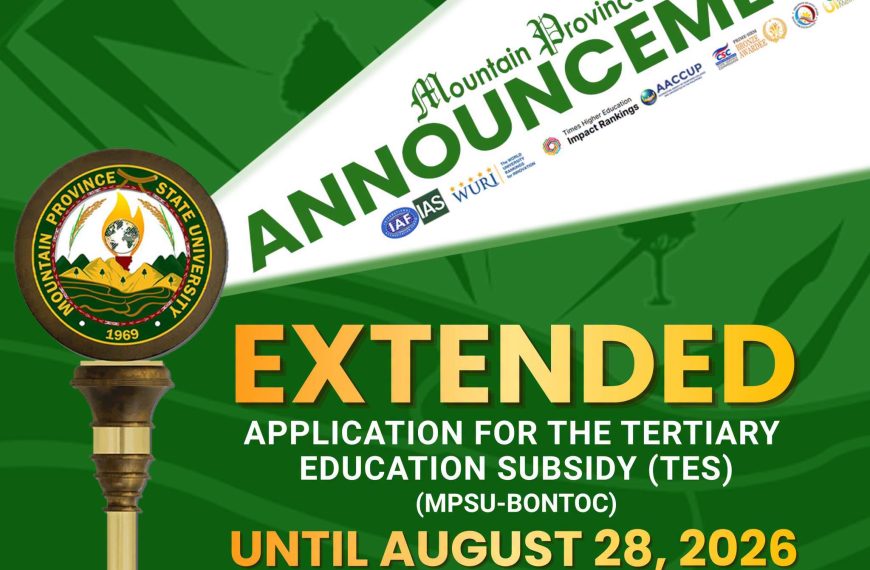 ANNOUNCEMENT || TES APPICATION EXTENDED!