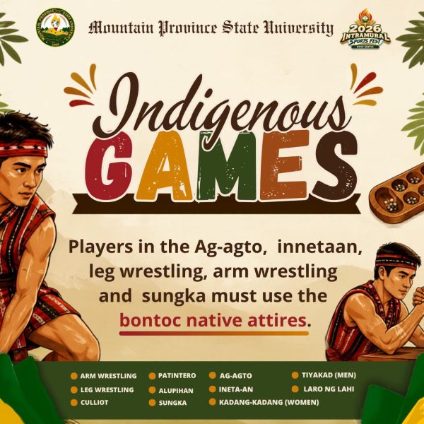 INDIGENOUS GAMES || CALL FOR PARTICIPANTS || MPSU-BONTOC INTRAMURALS FEST 2026