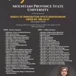 Prexy Cue banners โMPSU Bontoc, Tadian campuses now authorized to accept foreign studentsโ