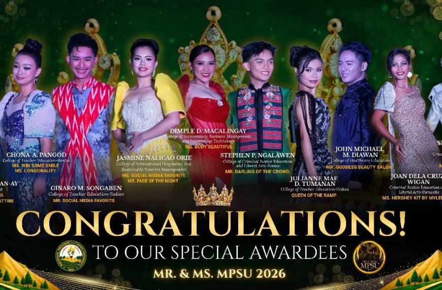 IN POSTERS || Mr. and Ms. MPSU 2026 Runners-Up, Special Awardees