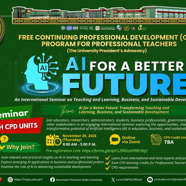 FREE CONTINUING PROFESSIONAL DEVELOPMENT (CPD) PROGRAM FOR PROFESSIONAL TEACHERS