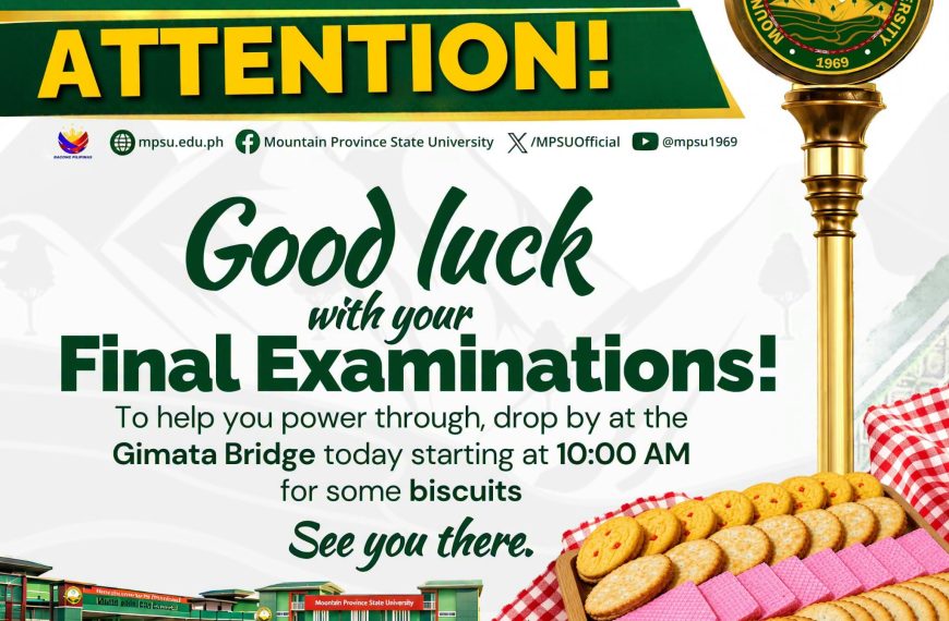 Fuel Your Finals: Free Biscuit Station at Gimata Bridge
